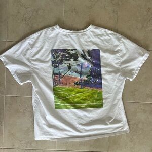 Urban Outfitters New York City White Court Print Tee